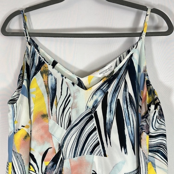 Addition Elle Chiffon Double Layer Pattern Tank Top - Picture 6 of 11